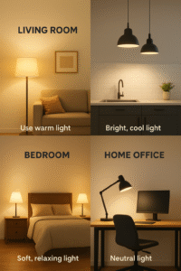 How to Choose the Right Indoor Lighting for Every Room