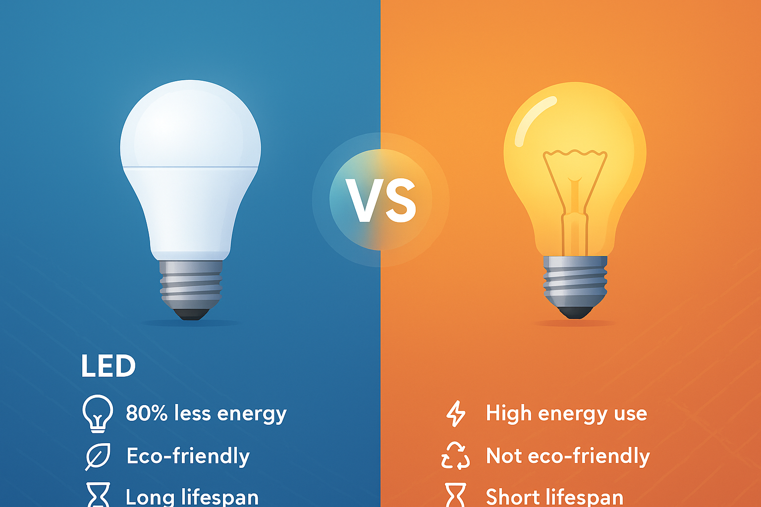 LED vs. Traditional Bulbs What’s Best for Your Home