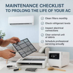 Maintenance Checklist to Prolong the Life of Your AC