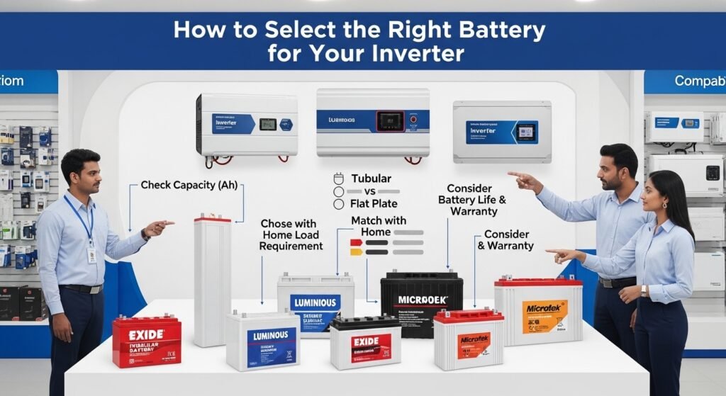 How to Select the Right Battery for Your Inverter