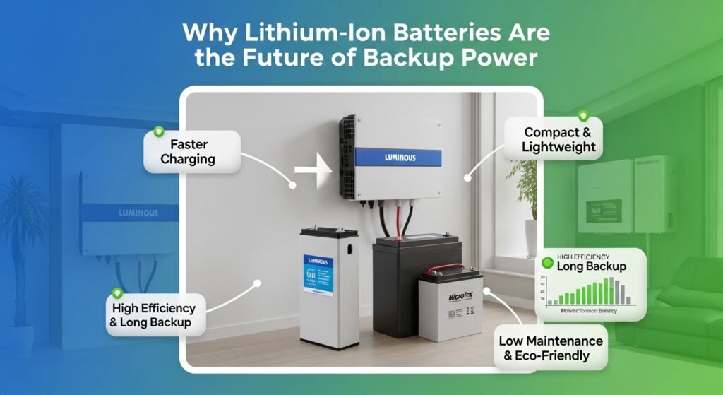 Why Lithium-Ion Batteries Are the Future of Backup Power