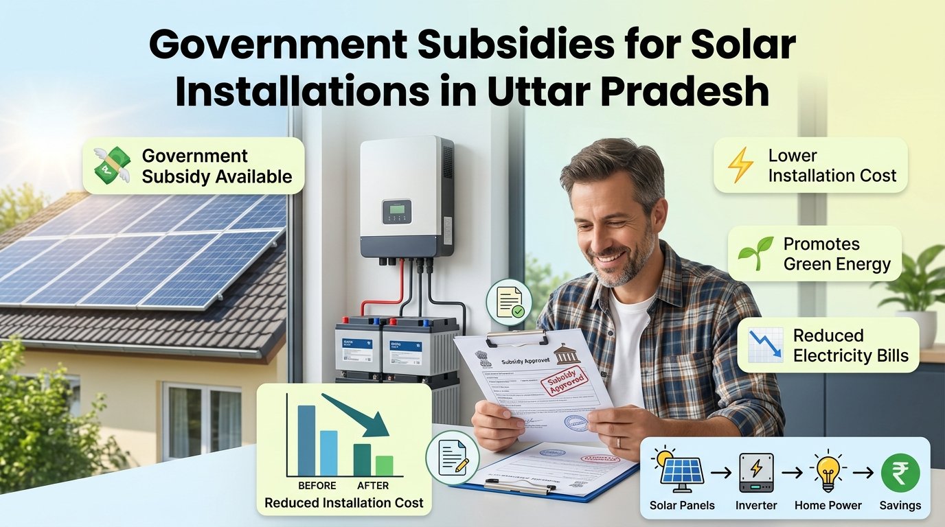 Government Subsidies for Solar Installations in Uttar Pradesh