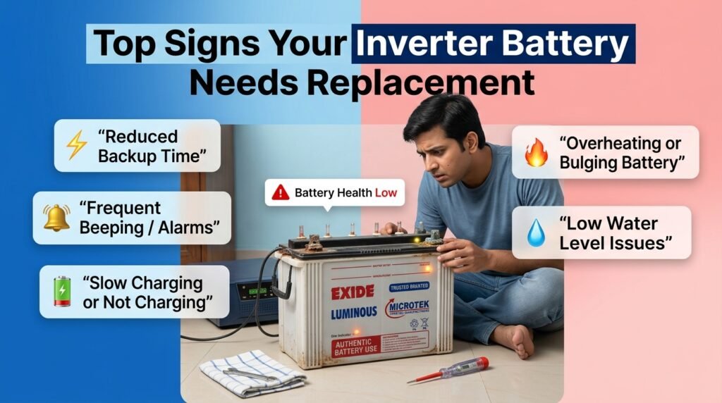 Top Signs Your Inverter Battery Needs Replacement